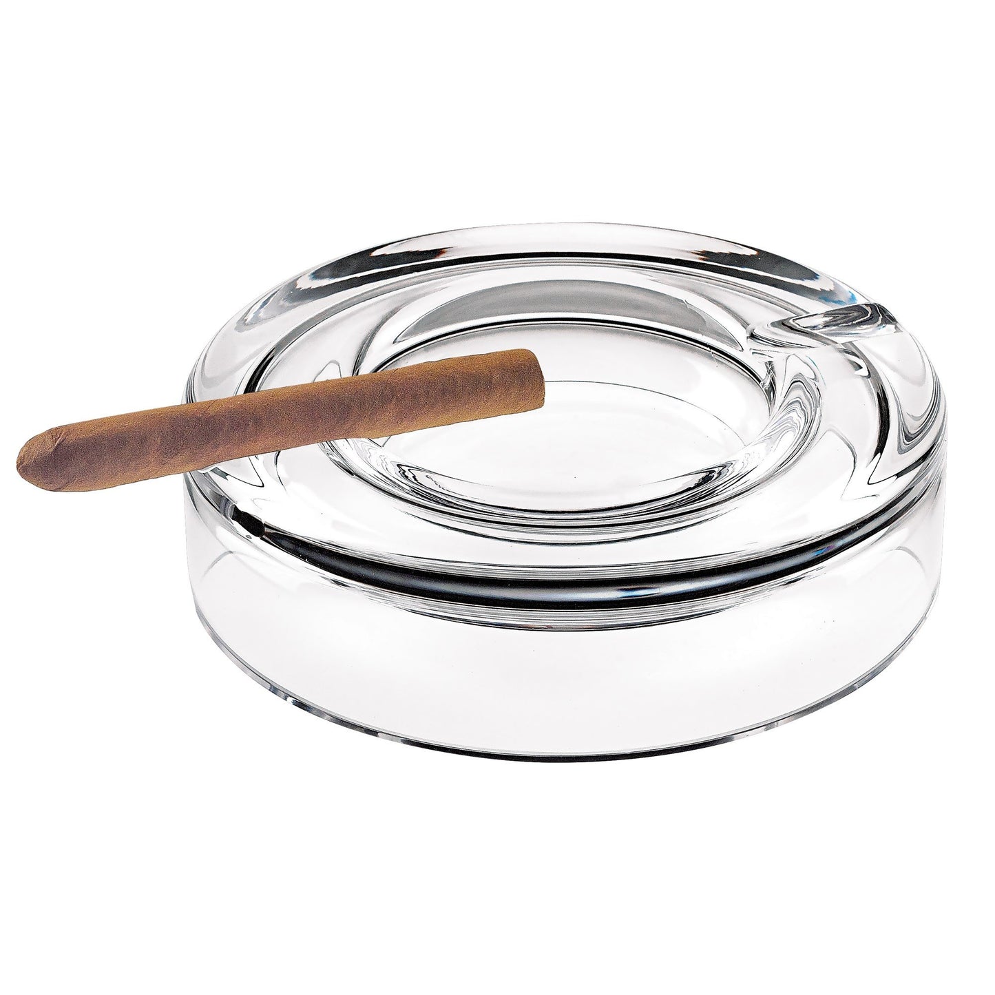 European Glass Cigar Ash Tray