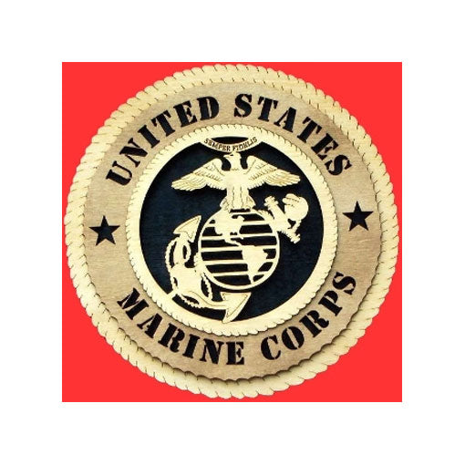 Marine Corps Wall Tributes - 12". Eagle, Globe, and Anchor