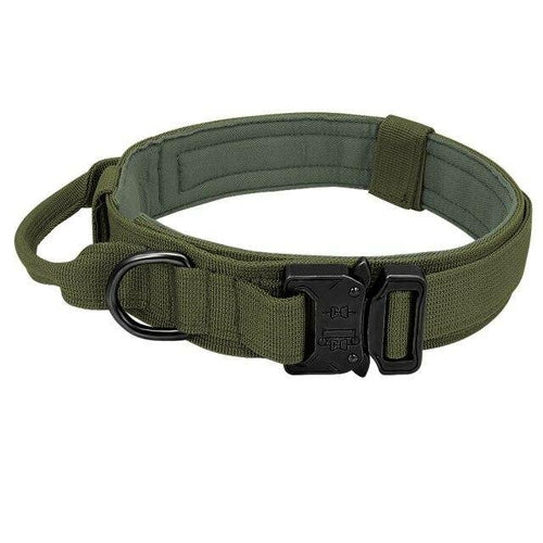 Military Tactical Dog Collar Durable Nylon Pet Training Collars