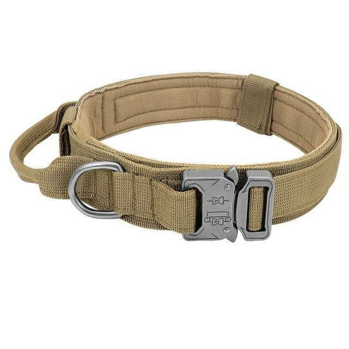 Military Tactical Dog Collar Durable Nylon Pet Training Collars